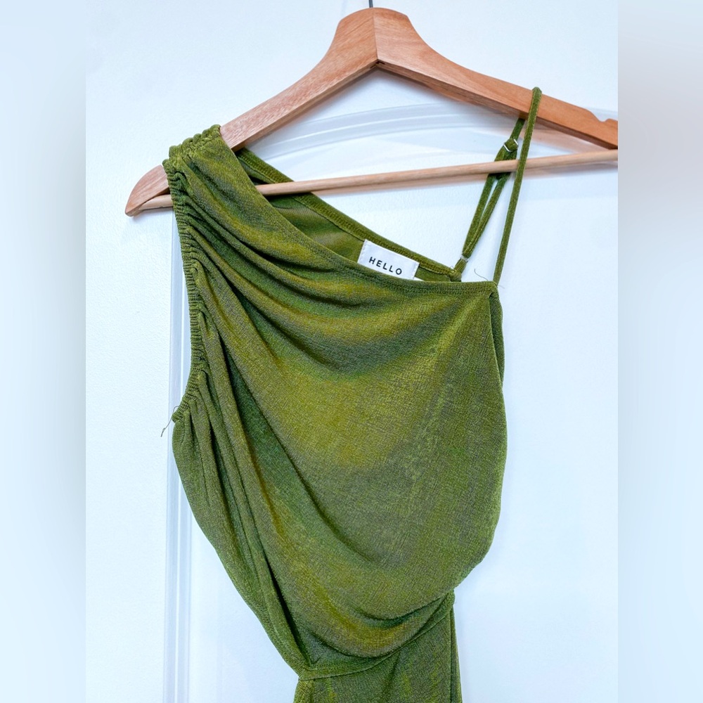 Green Hello Molly MIDI dress